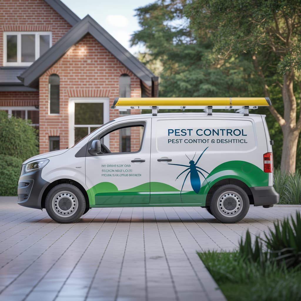 High Tech Exterminators service vehicle with professional equipment